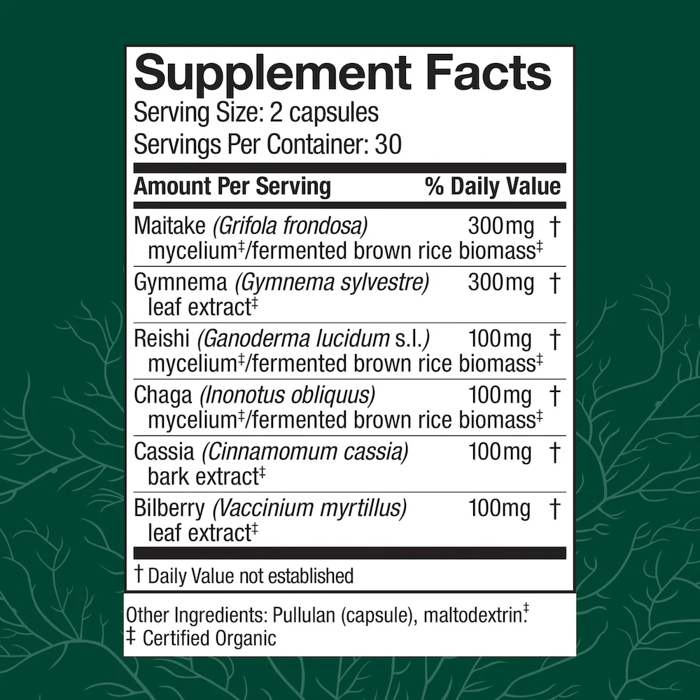 MycoBotanicals® Blood Sugar* Capsules - Image 3