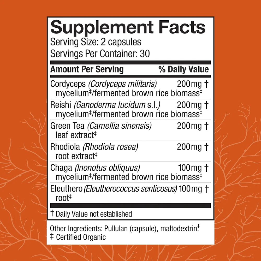MycoBotanicals® Energy* Capsules - Image 3