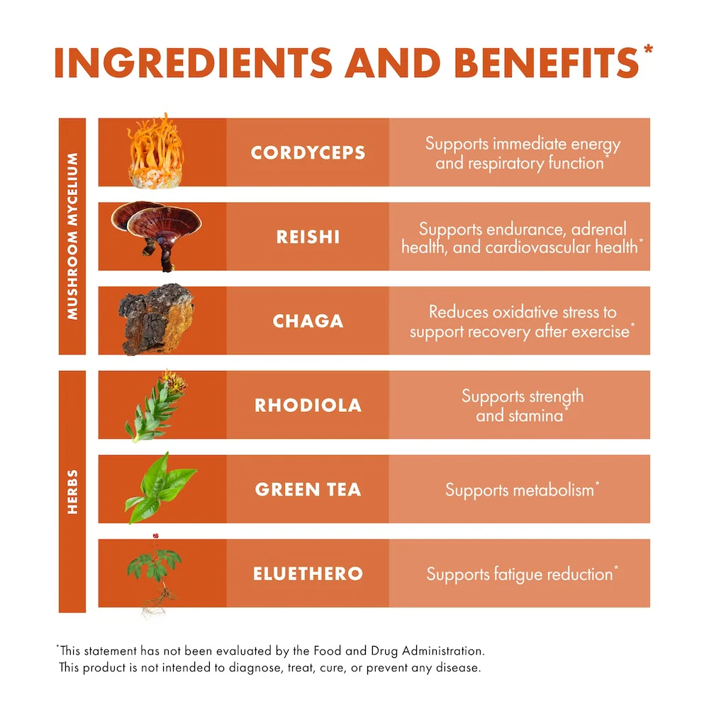 MycoBotanicals® Energy* Capsules - Image 5
