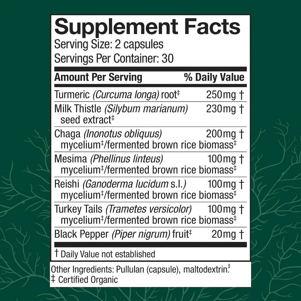 MycoBotanicals® Liver* Capsules - Image 3